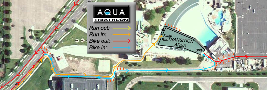 Aqua Triathlon Transition Area 2013