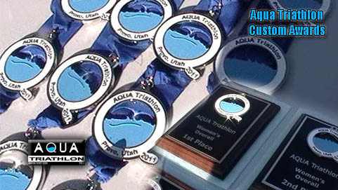 Aqua Triathlon Medals