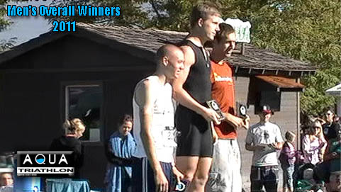 Aqua Triathlon Race Mens Overall Winners 2011