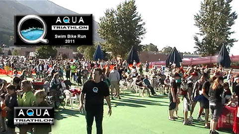 Aqua Triathlon Transition Area 2011