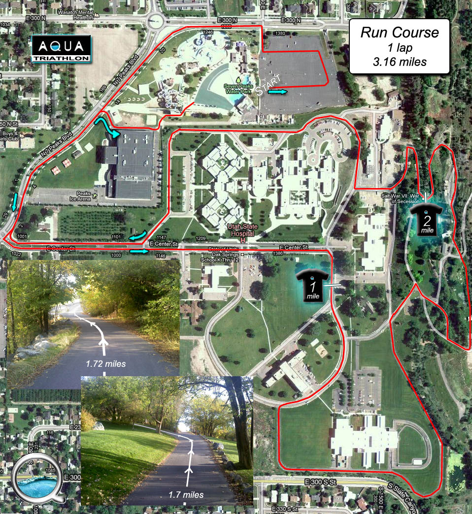 Aqua Triathlon Run route 2013