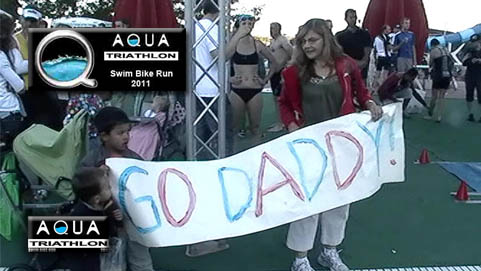 Aqua Triathlon Finish Line