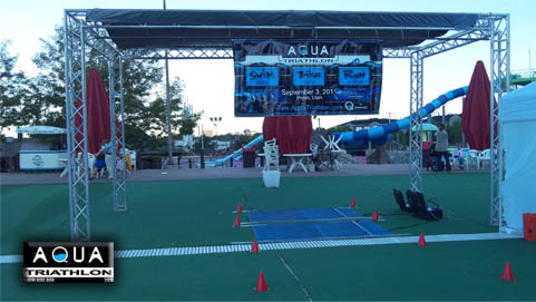 Aqua Triathlon Finish 2011